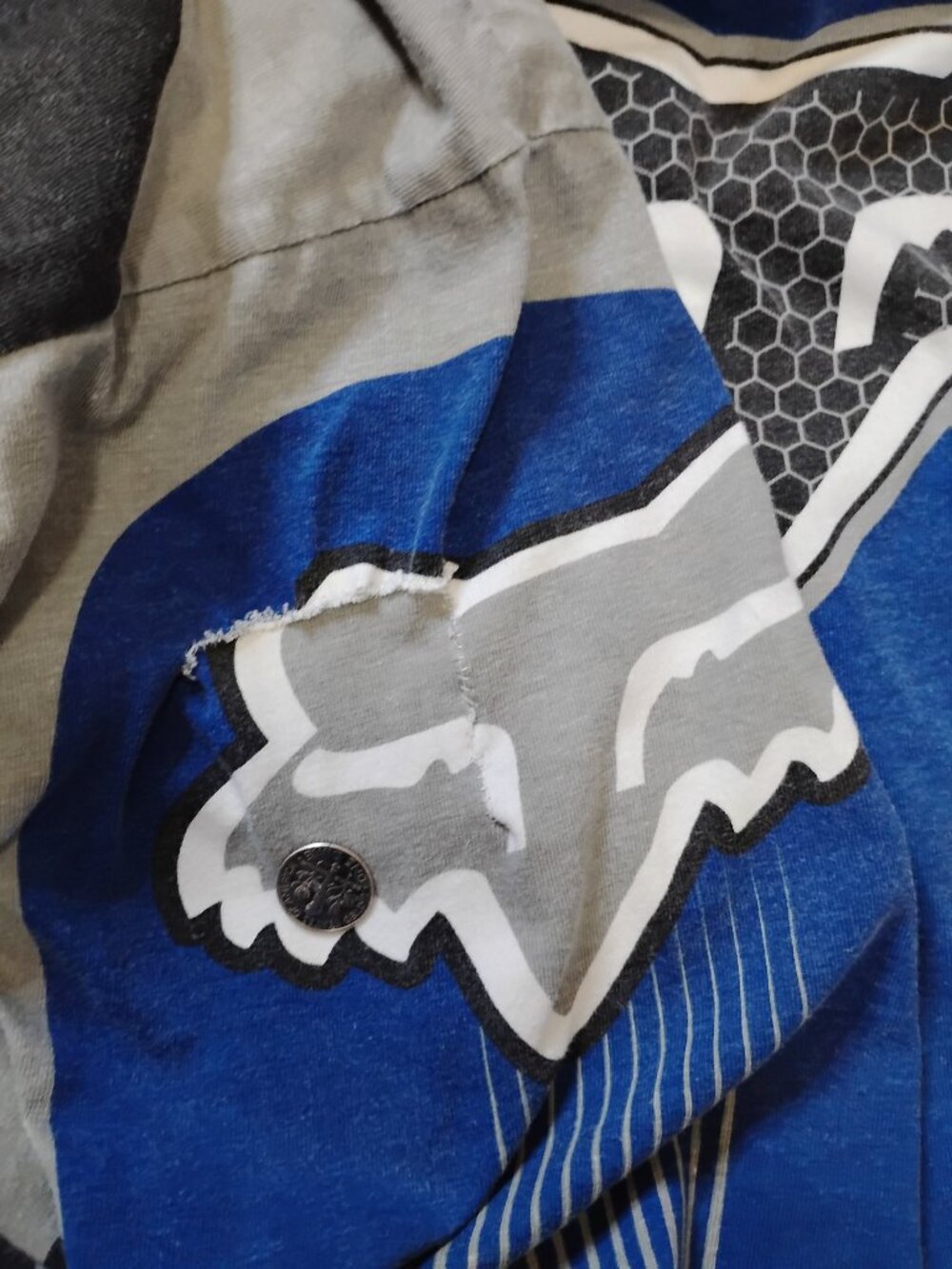 Vintage 90s Fox Racing Long Sleeve Jersey Shirt - Gem